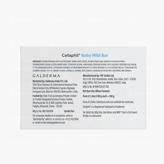 Cetaphil Baby Mild Bar 100gm Pack Of 3
