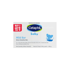 Cetaphil Baby Mild Bar 100gm Pack Of 3