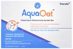 Aquaoat Cleansing & Moisturizing Syndet Bar 75gm