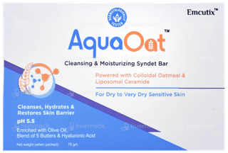 Aquaoat Cleansing & Moisturizing Syndet Bar 75gm