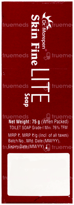 Dr Morepen Skin Fine Lite Soap 75Gm
