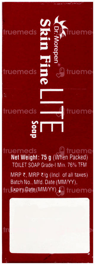 Dr Morepen Skin Fine Lite Soap 75Gm