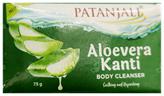 Patanjali Aloevera Kanti New Body Cleanser 75Gm