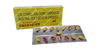 Calzac Ct 500 Mg/0.25mcg/7.5mg Softgel 15