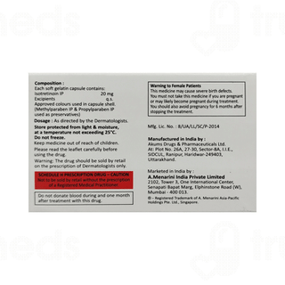 Iso Aret 20 Capsule 10