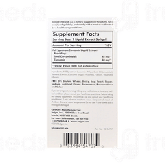 Solgar Full Spectrum Curcumin Liquid Extract Softgel 60