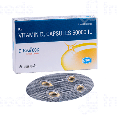 D Rise 60k Capsule: Uses, Side Effects, Price & Substitutes