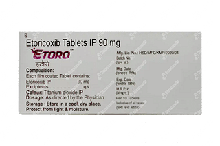 Etoro 90 MG Tablet 10