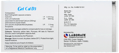 Gel Cal D3 Capsule 15