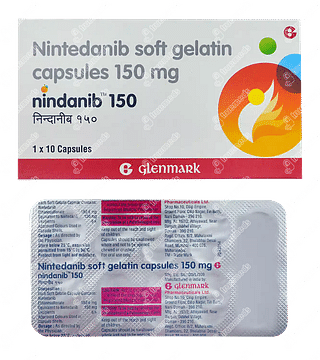 Nindanib 150 MG Soft Gelatin Capsule 10