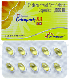 Calciquick D3 1k Capsule 10