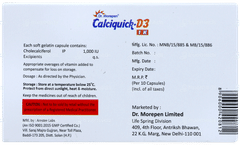 Calciquick D3 1k Capsule 10