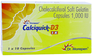 Calciquick D3 1k Capsule 10