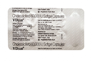 Vdjub  Softgel Capsule 60000 IU 8