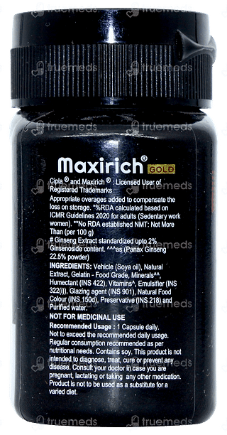 Maxirich Gold Capsule 30