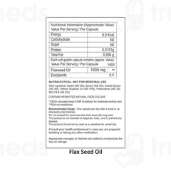 La Natures Flax Seed Oil Softgel Capsule 60