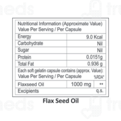 La Natures Flax Seed Oil Softgel Capsule 60