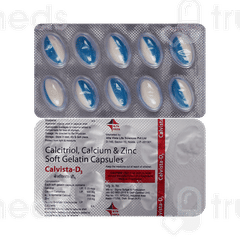 Calvista D3 Soft Gelatin Capsule 10 Calvista D3 Soft Gelatin Capsule 10