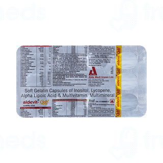 Aldevit Gold Soft Gelatin Capsule 10