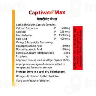 Captivate Max Soft Gelatin Capsule 15