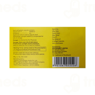 Wokrise D3 Softgel Capsule 4