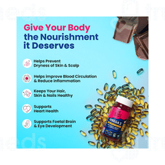 Chicnutrix Omega 3 Skin, Hair & Wellness Softgel Capsule 60 Chicnutrix Omega 3 Skin, Hair & Wellness Softgel Capsule 60
