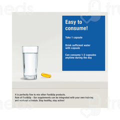 Fast And Up Promega 1250 MG Omega 3 Chocolate Soft Gels 60