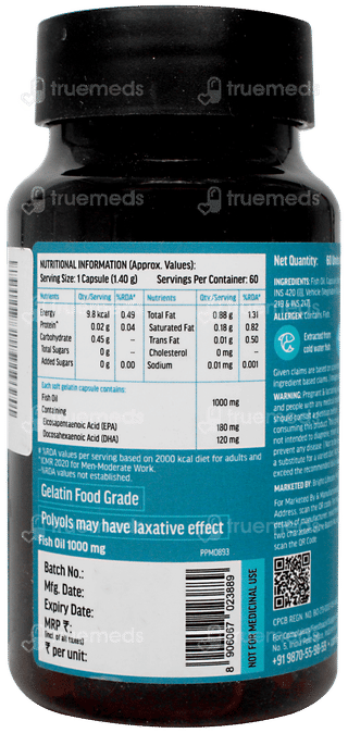 Healthkart Hk Vitals Fish Oil Capsule 60