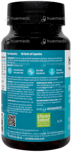 Healthkart Hk Vitals Fish Oil Capsule 60