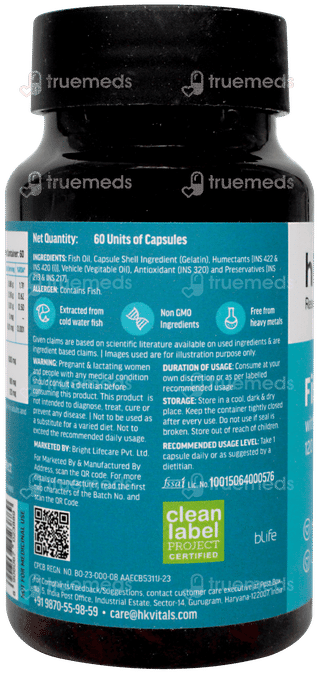 Healthkart Hk Vitals Fish Oil Capsule 60