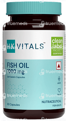 Hk Vitals Fish Oil 1000mg Capsule 60