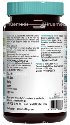 Healthkart Hk Vitals Fish Oil Capsule 60