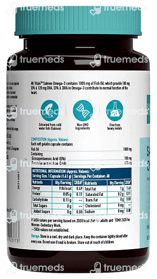 Hk Vitals Salmon Omega 3 Softgel Capsule 60