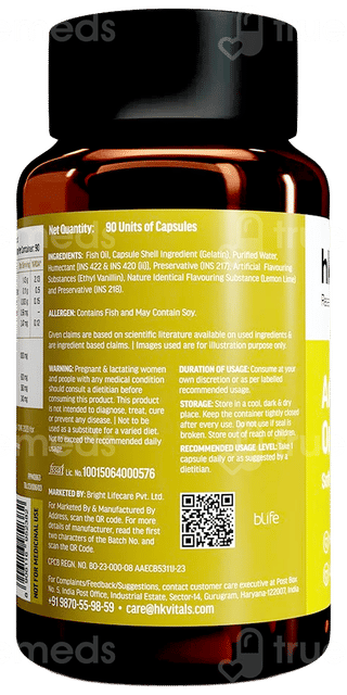 Healthkart Hk Vitals Advanced Omega 3 Capsule 60