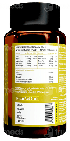 Healthkart Hk Vitals Advanced Omega 3 Capsule 60