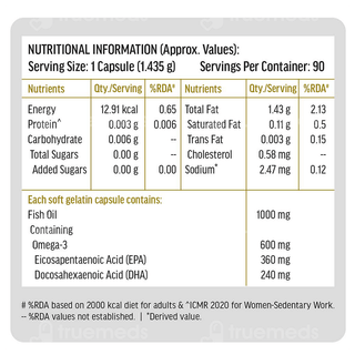Healthkart Hk Vitals Advanced Omega 3 Capsule 60