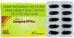 Calciquick D3 Max Capsule 10 Calciquick D3 Max Capsule 10