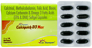 Calciquick D3 Max Capsule 10