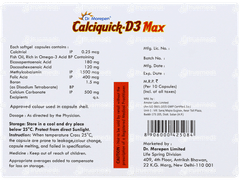 Calciquick D3 Max Capsule 10
