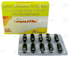 Calciquick D3 Max Softgel Capsule 10