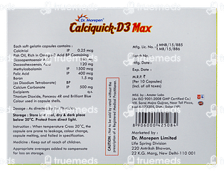 Calciquick D3 Max Capsule 10