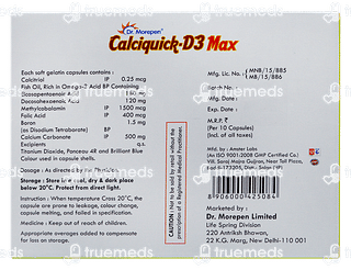 Calciquick D3 Max Softgel Capsule 10