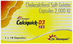 Calciquick D3 2k Capsule 10