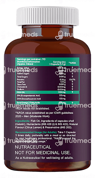 Carbamide Forte Fish Oil Softgel Capsule 90