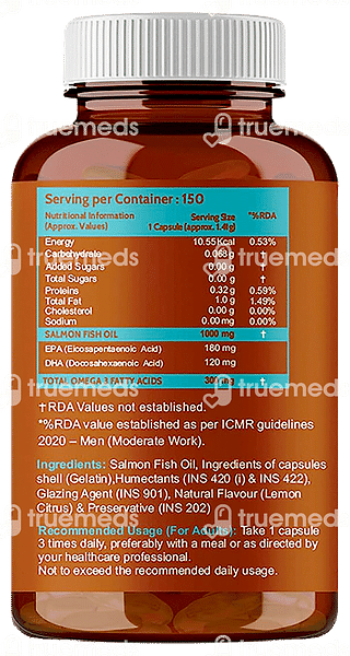 Carbamide Forte Salmon Fish Oil Softgel Capsule 150