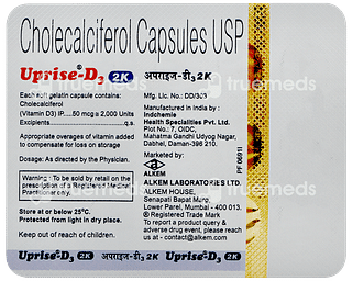 Uprise D3 2000 IU Softgel Capsule 15