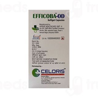 Efficoba Od Softgel Capsule 10