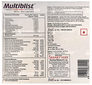 Multiblist Softgel Capsules 30