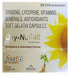 Oxy Nut 40 Capsule 15 Oxy Nut 40 Capsule 15