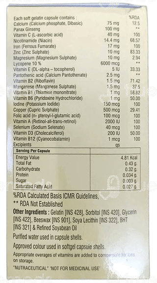 Oxy Nut 40 Capsule 15